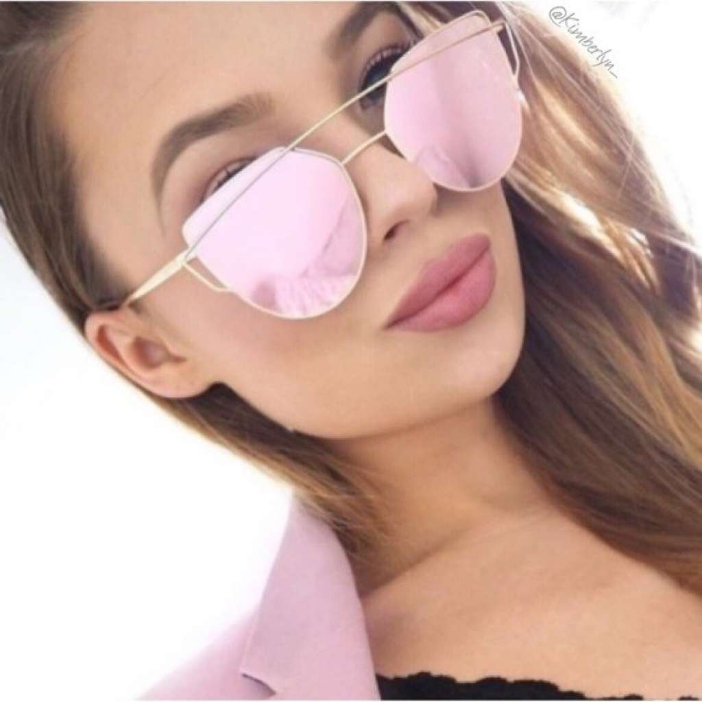 Ray ban женские солнцезащитные очки розовые