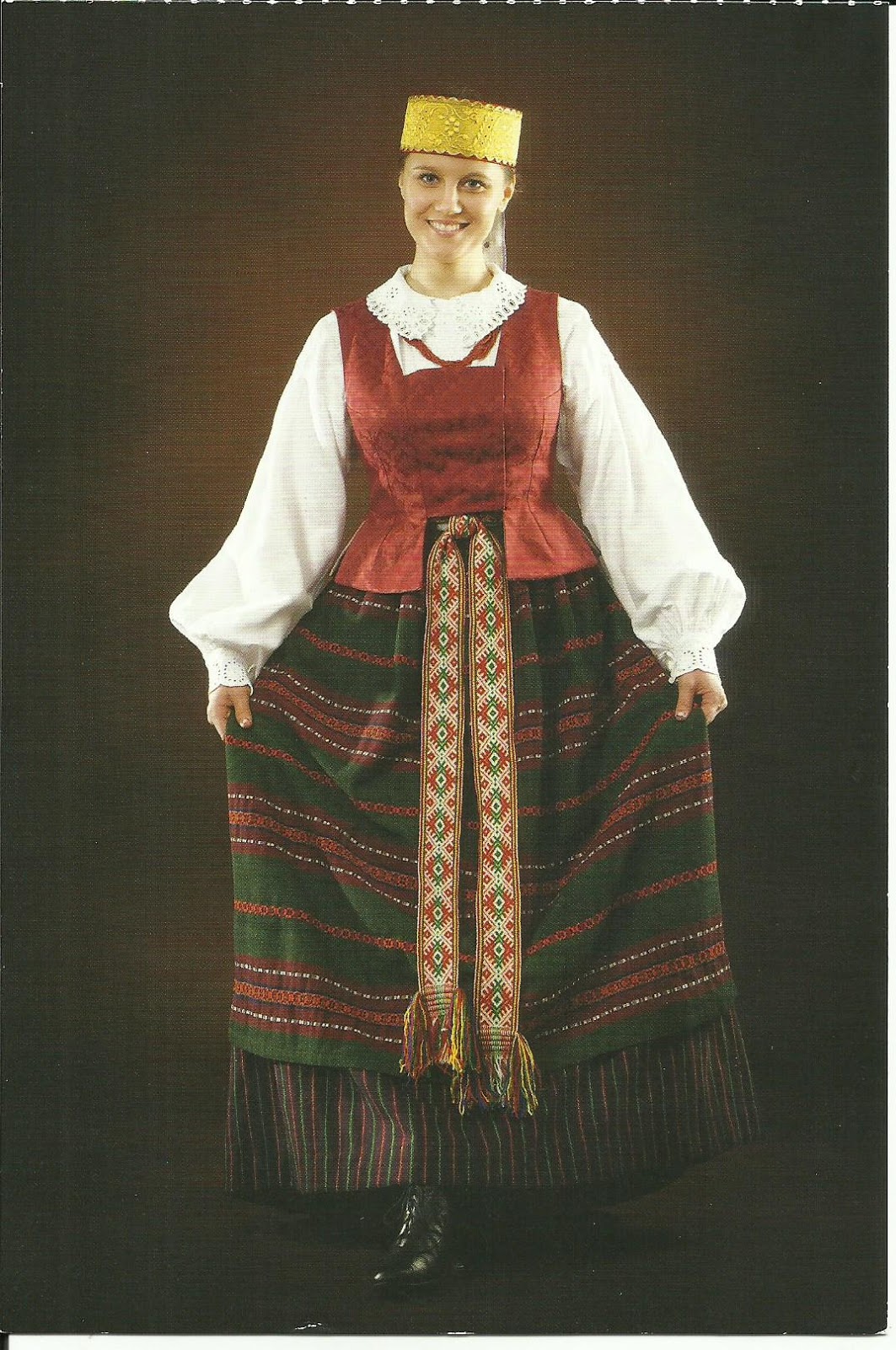 Литовский народный костюм Аукштайтии