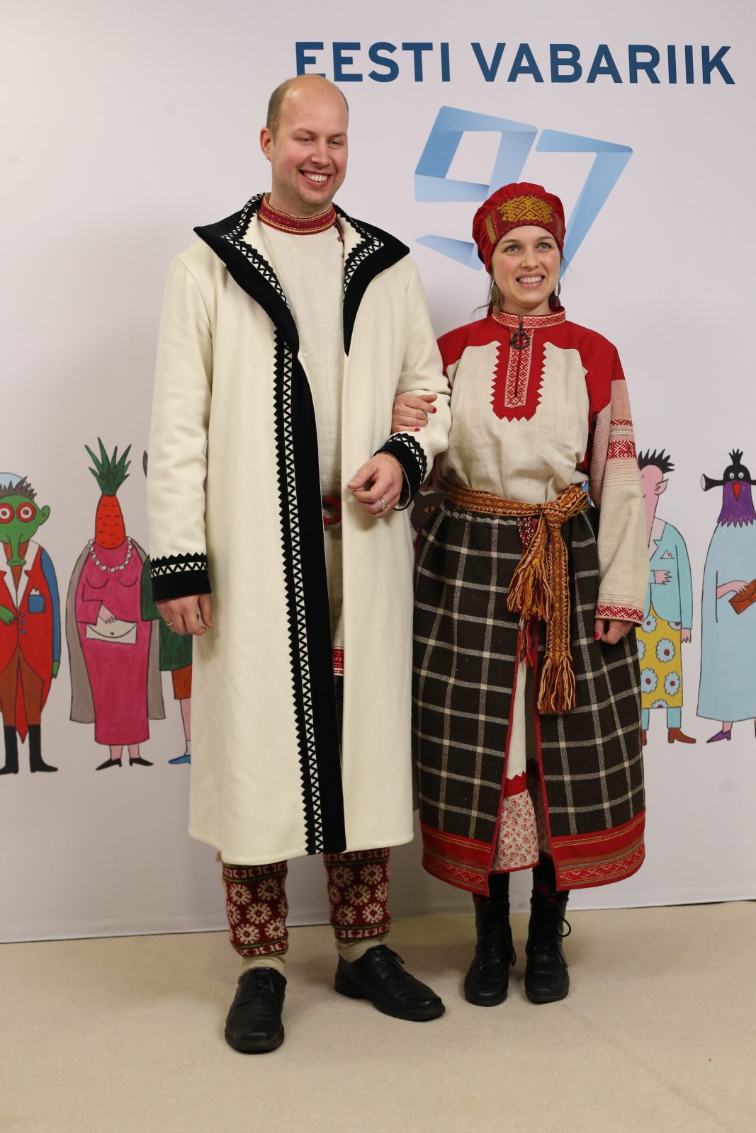 Эстонка в национальном костюме