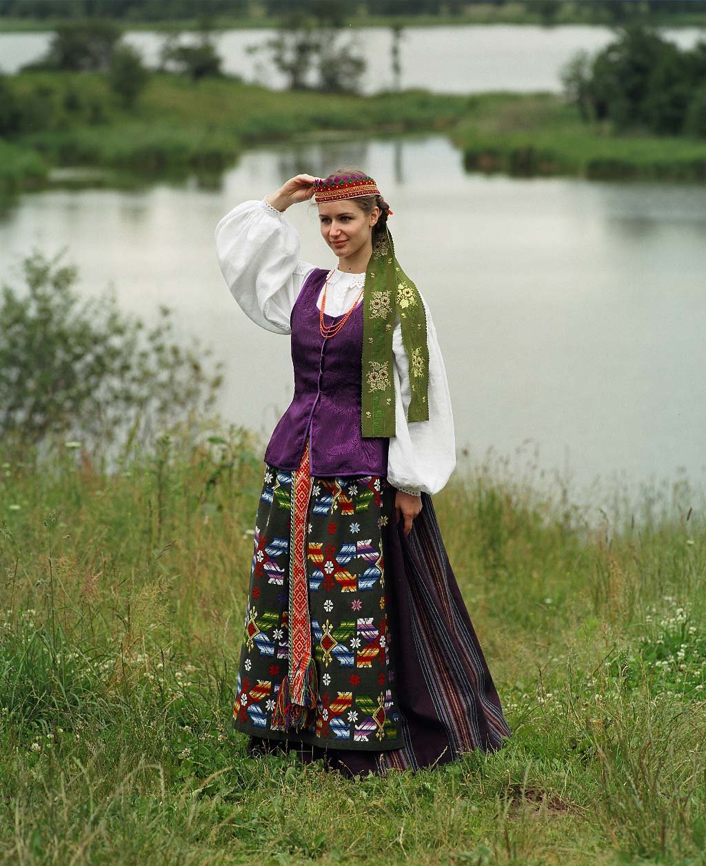 Литовский народный костюм Аукштайтии