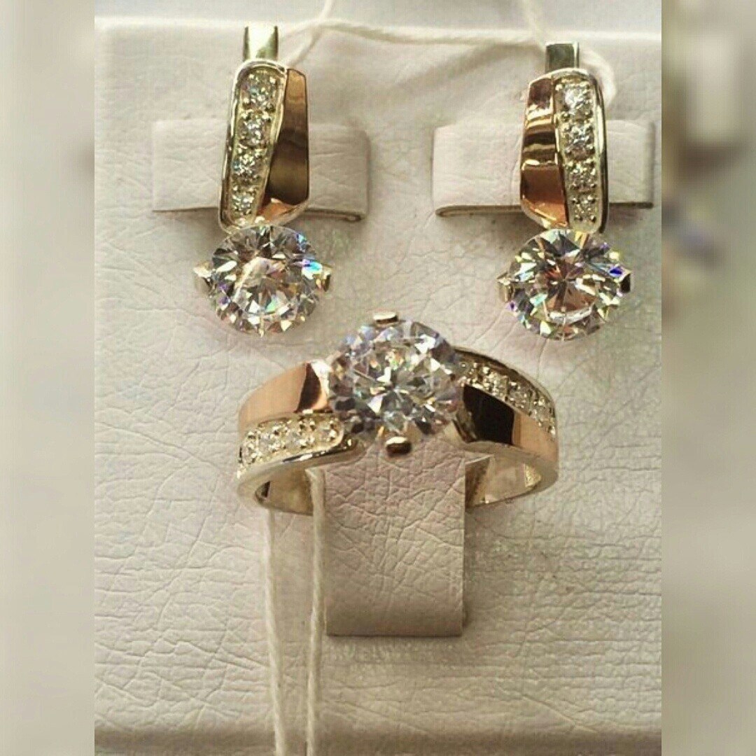 Золотой комплект 585 пробы Bvlgari