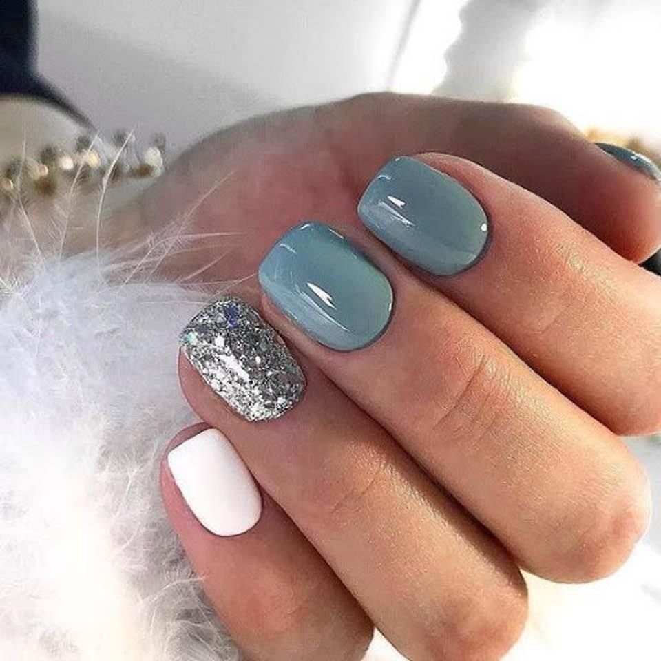 Стильные короткие ногти