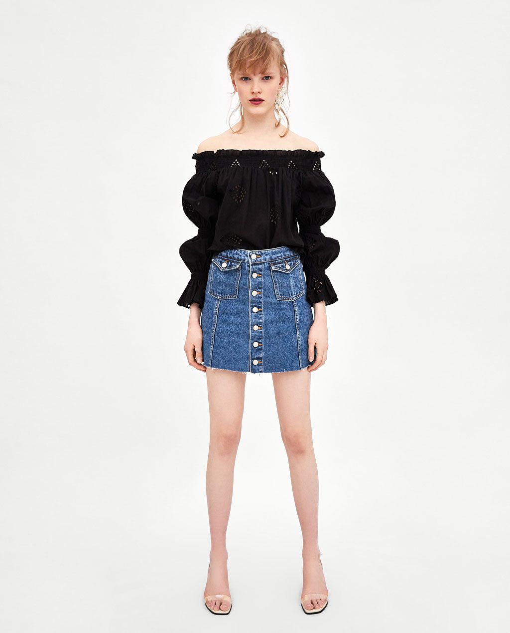 Zara authentic Denim by TRF шорты