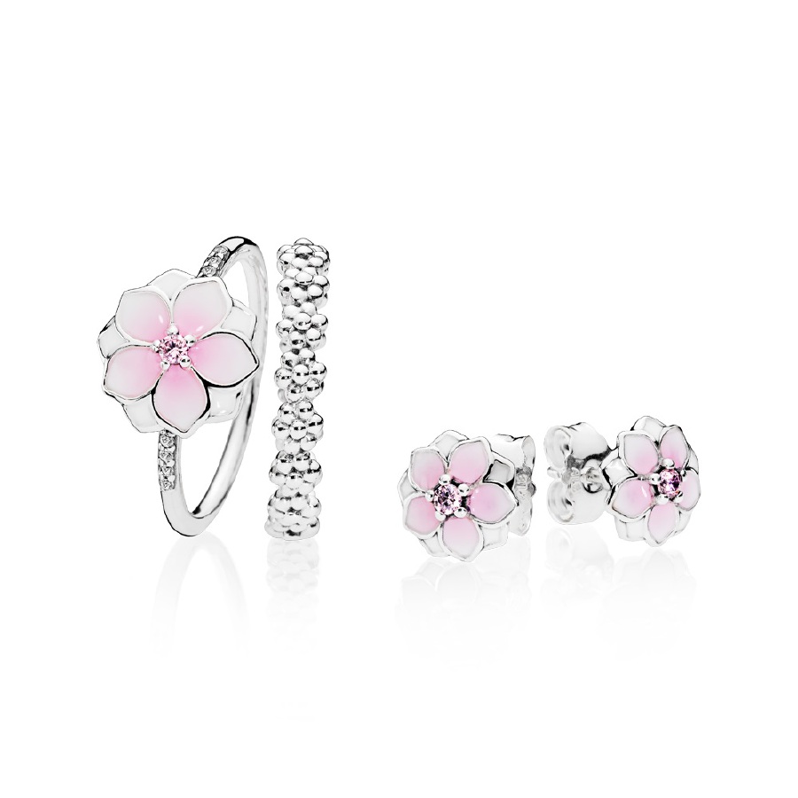 Pandora маргаритки серьги