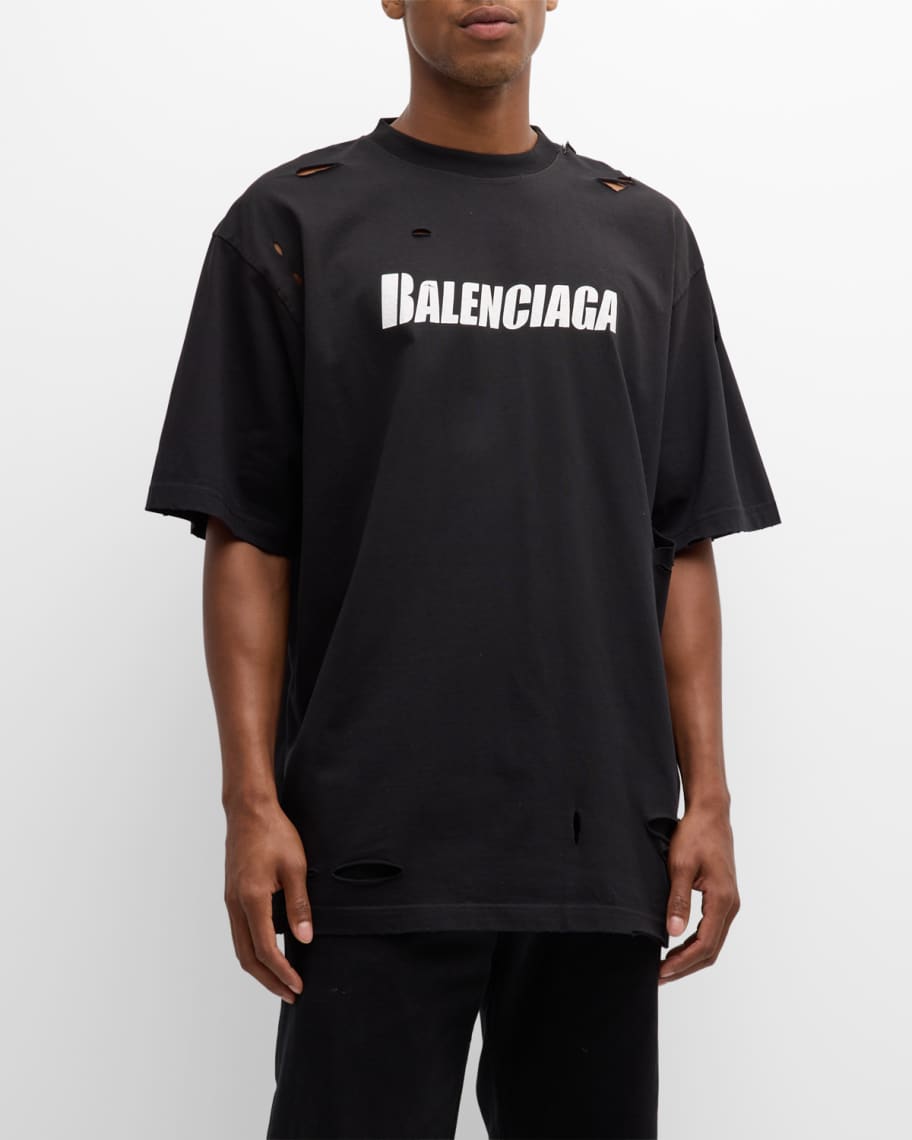 Рваная футболка Balenciaga