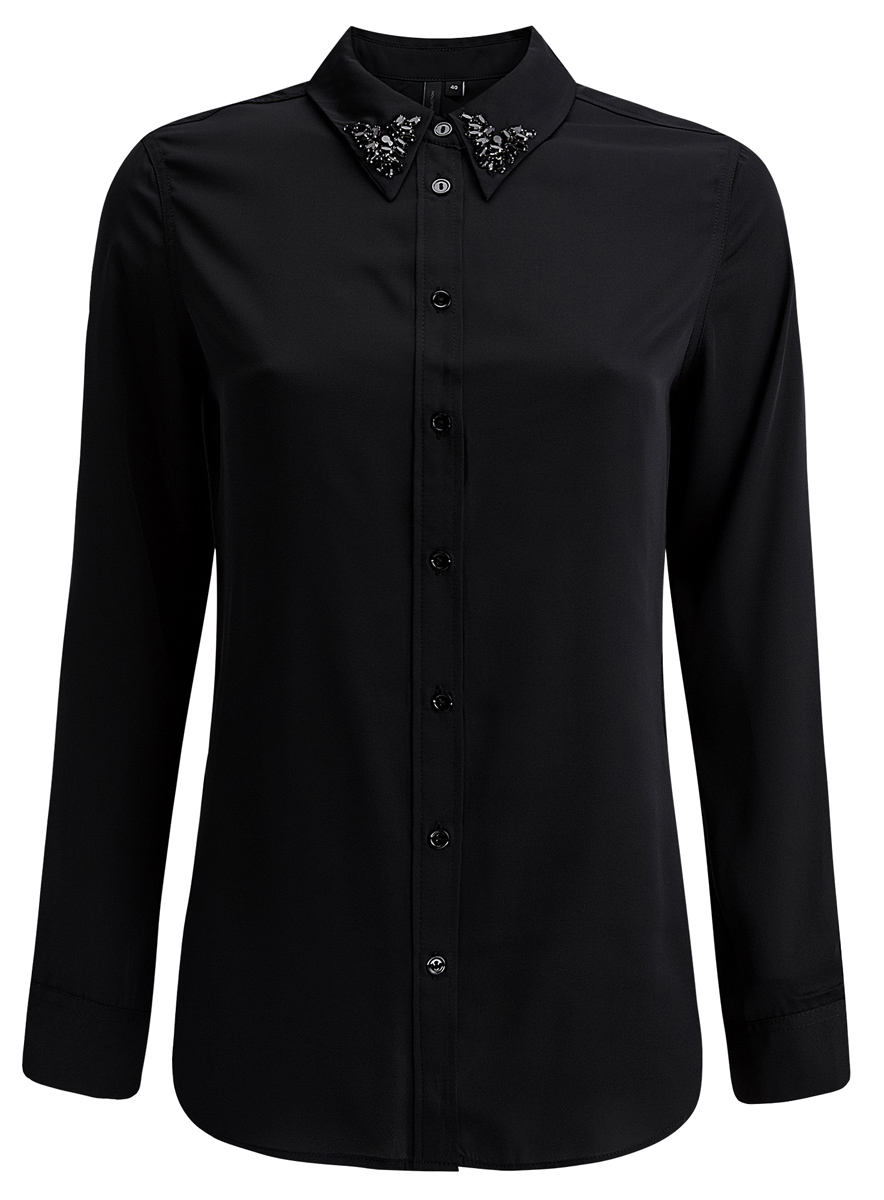 Черная женская рубашка