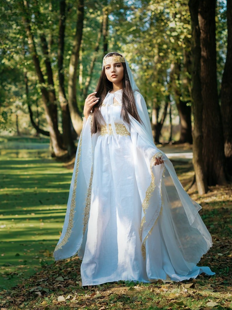 Свадебное платье Эльфийское Elven Style Dress