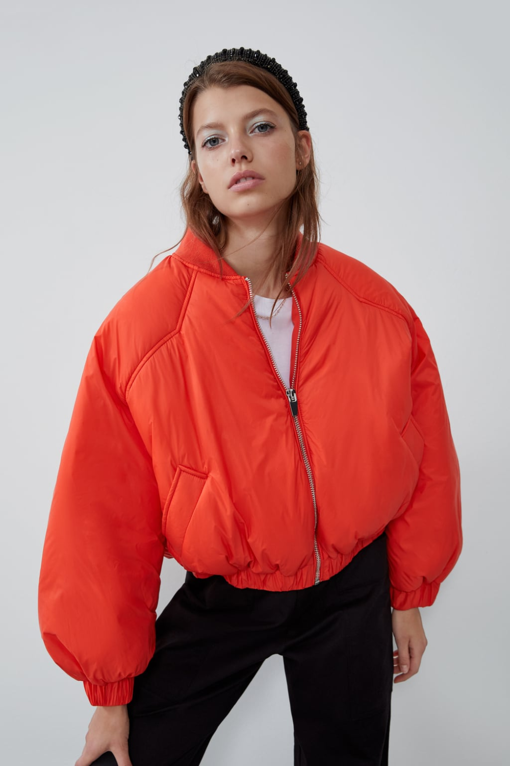 Бомбер Oversize Zara