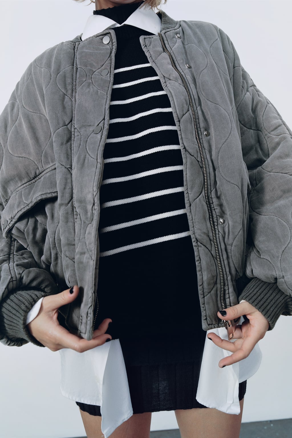 Женская куртка бомбер Zara 4341721401