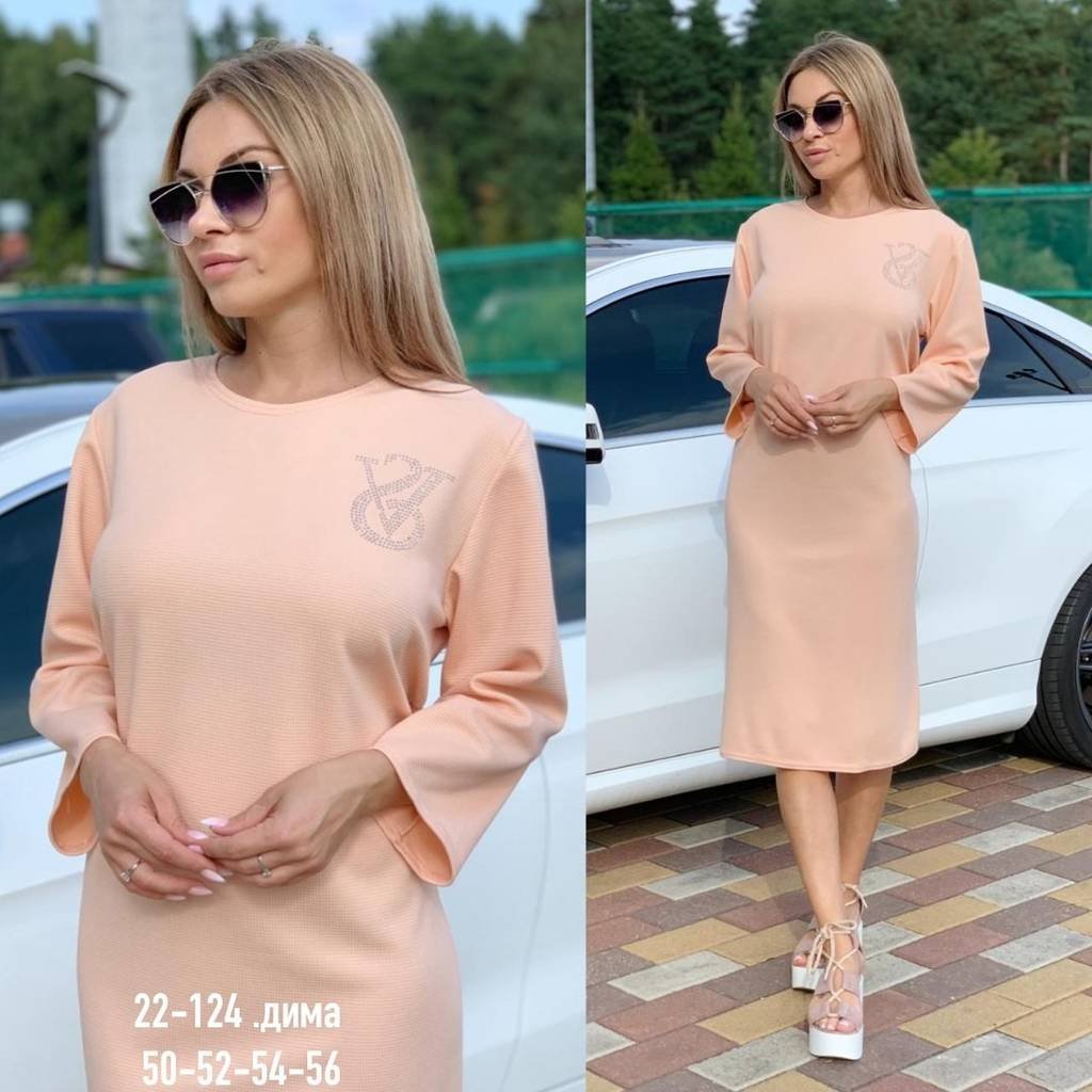 Платье из вафельного полотна