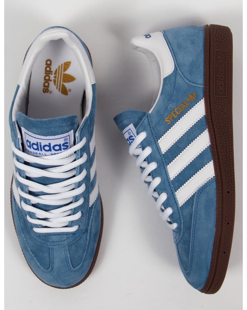 Адидас Spezial голубые