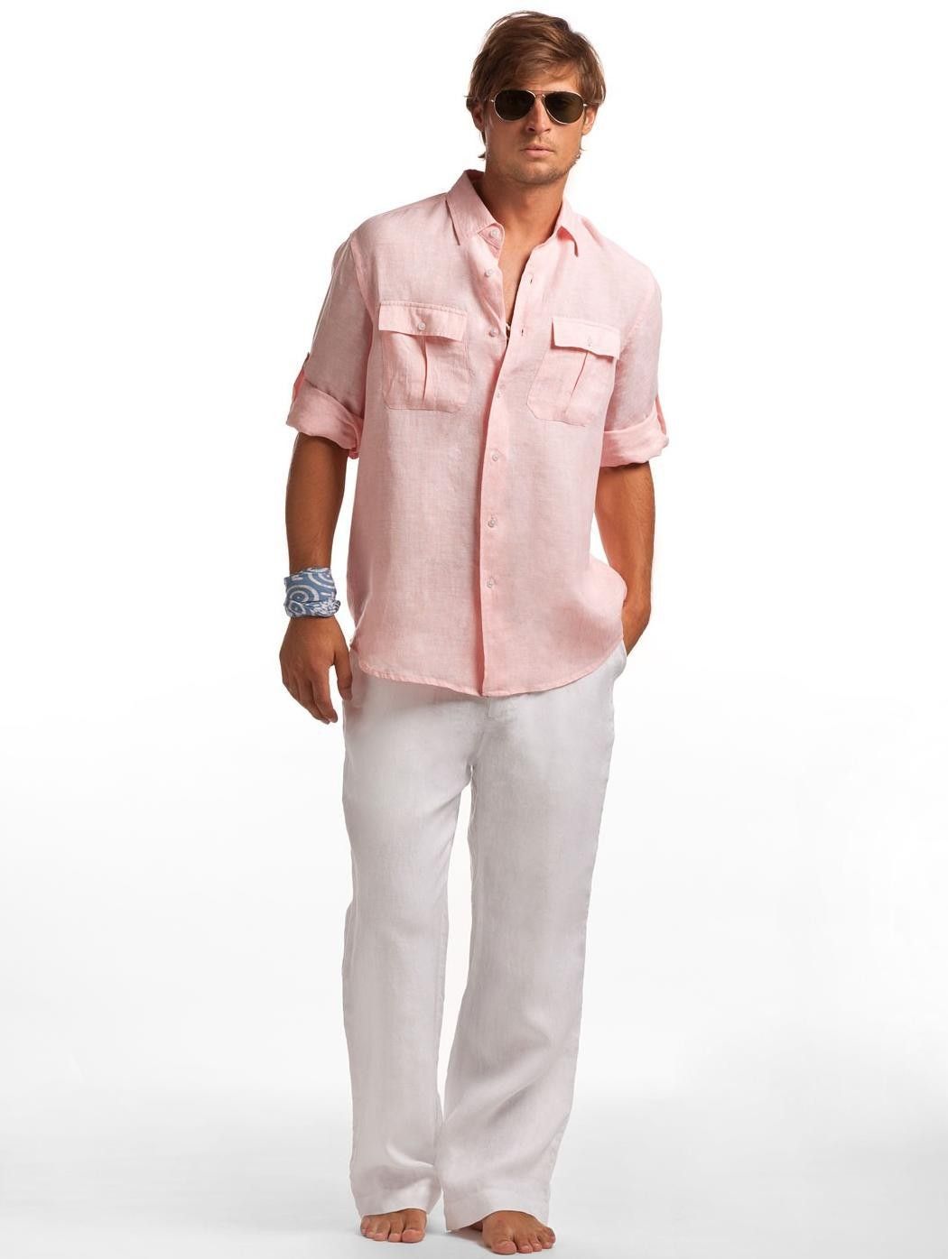Ralph Lauren Linen Shirt White