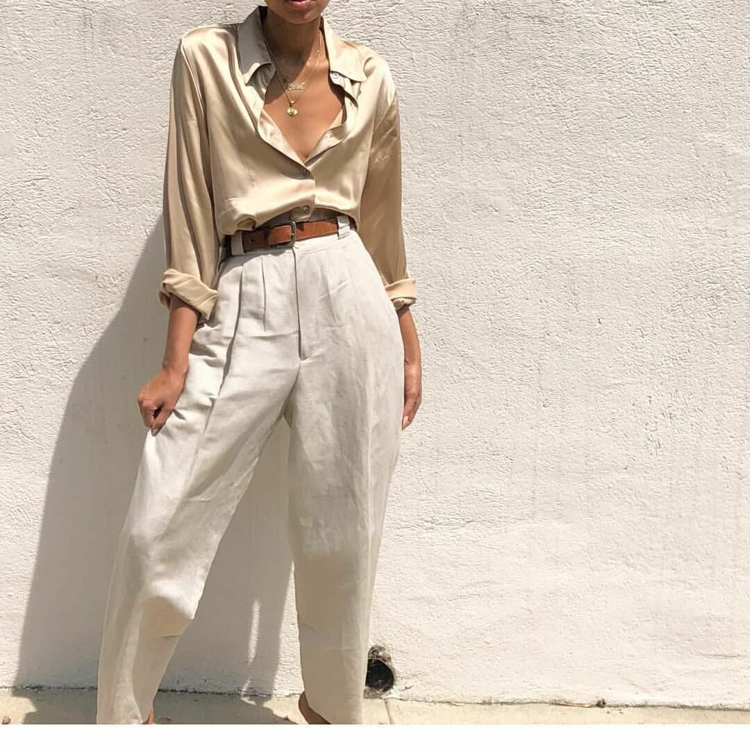 Льняные брюки Zara 2023