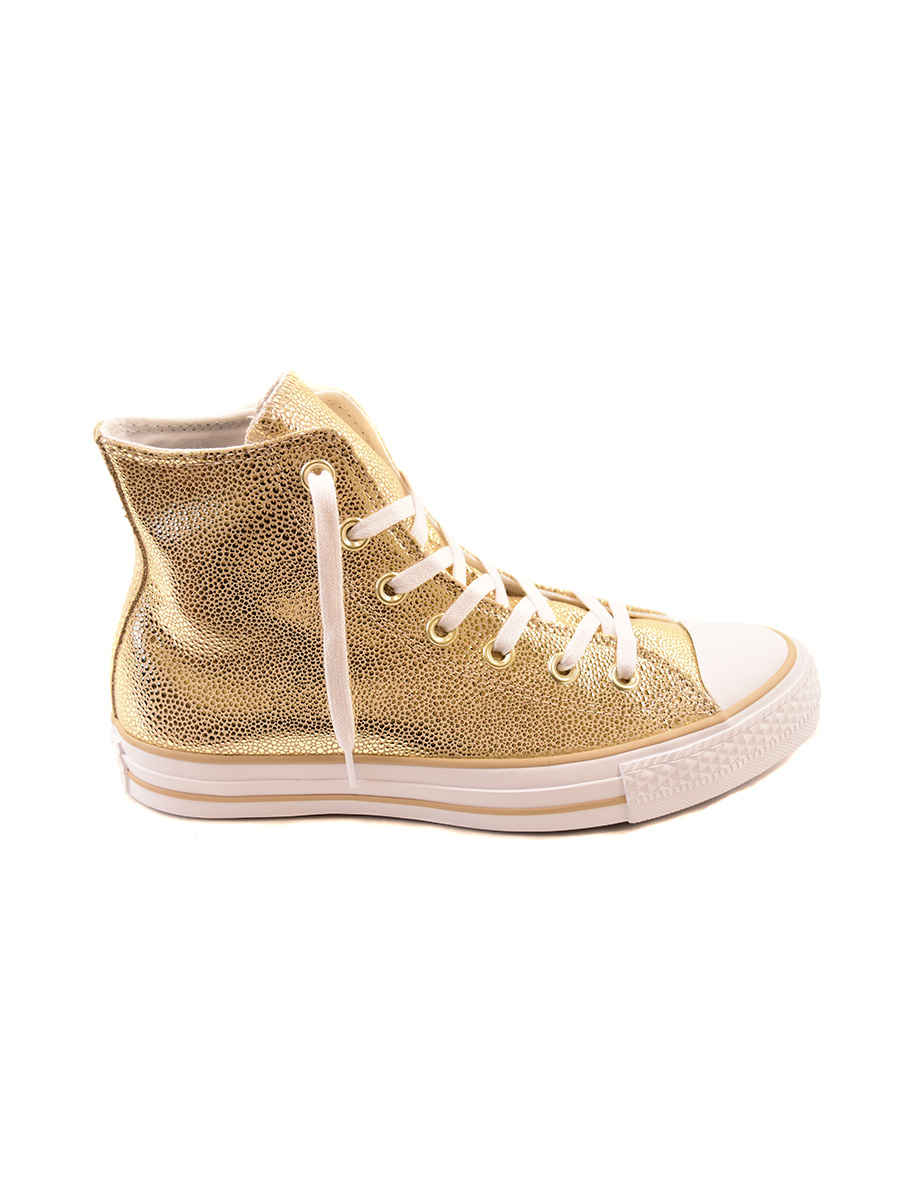 Converse кеды золотые