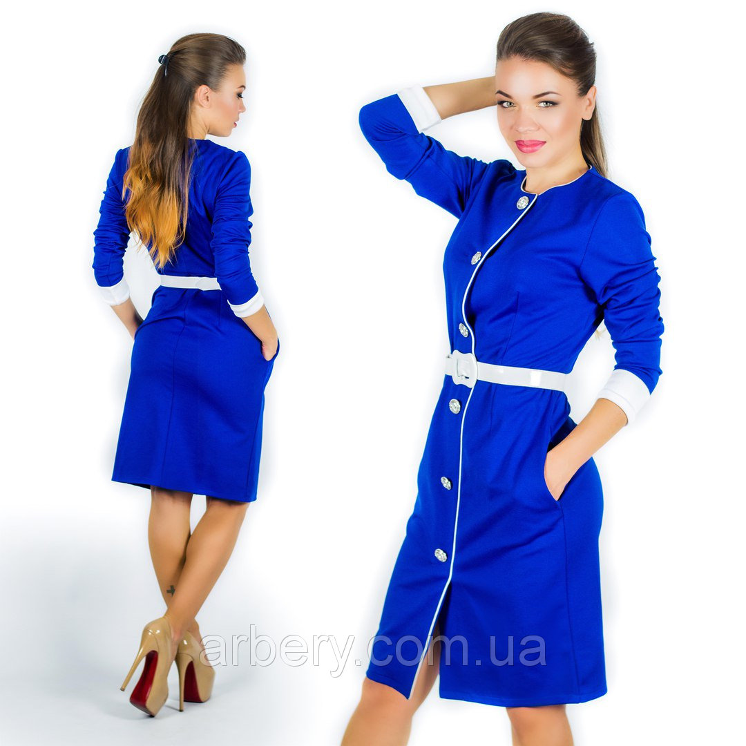 Офисные платья с молнией