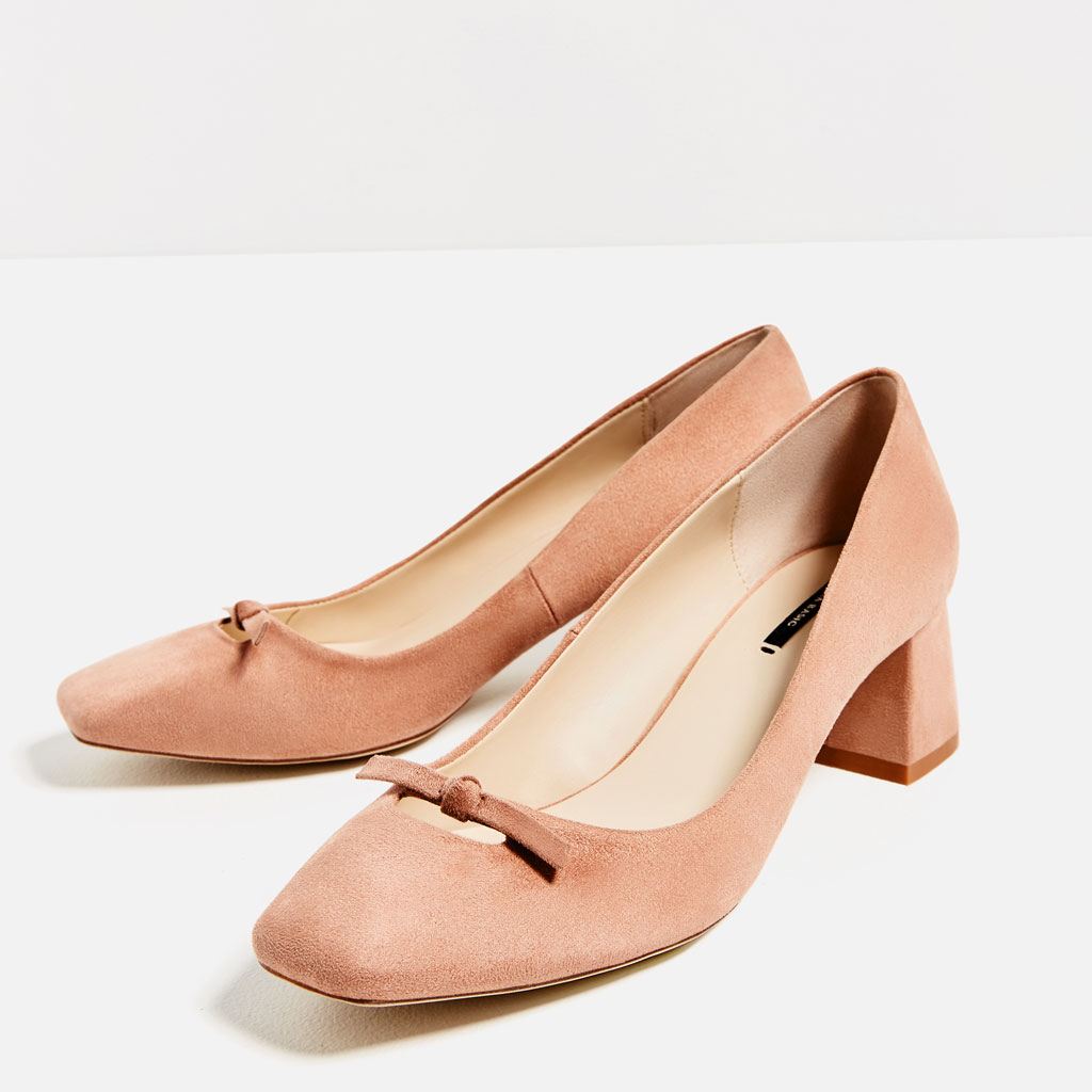 Туфли Zara розовые