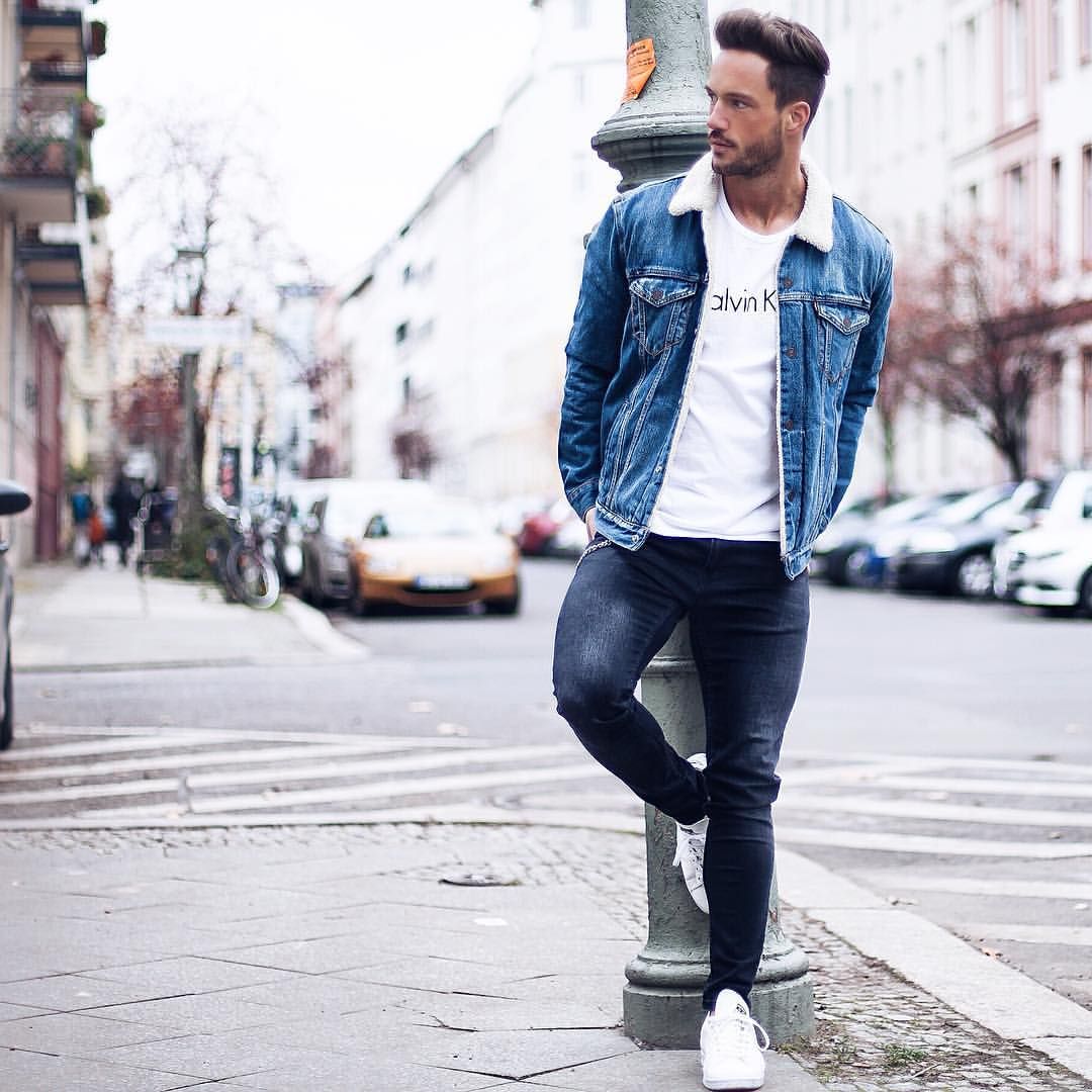 Mujskoy Style Jeans Jacket Style мужской