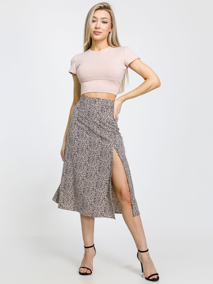 H&M белая юбка на пуговицах макси