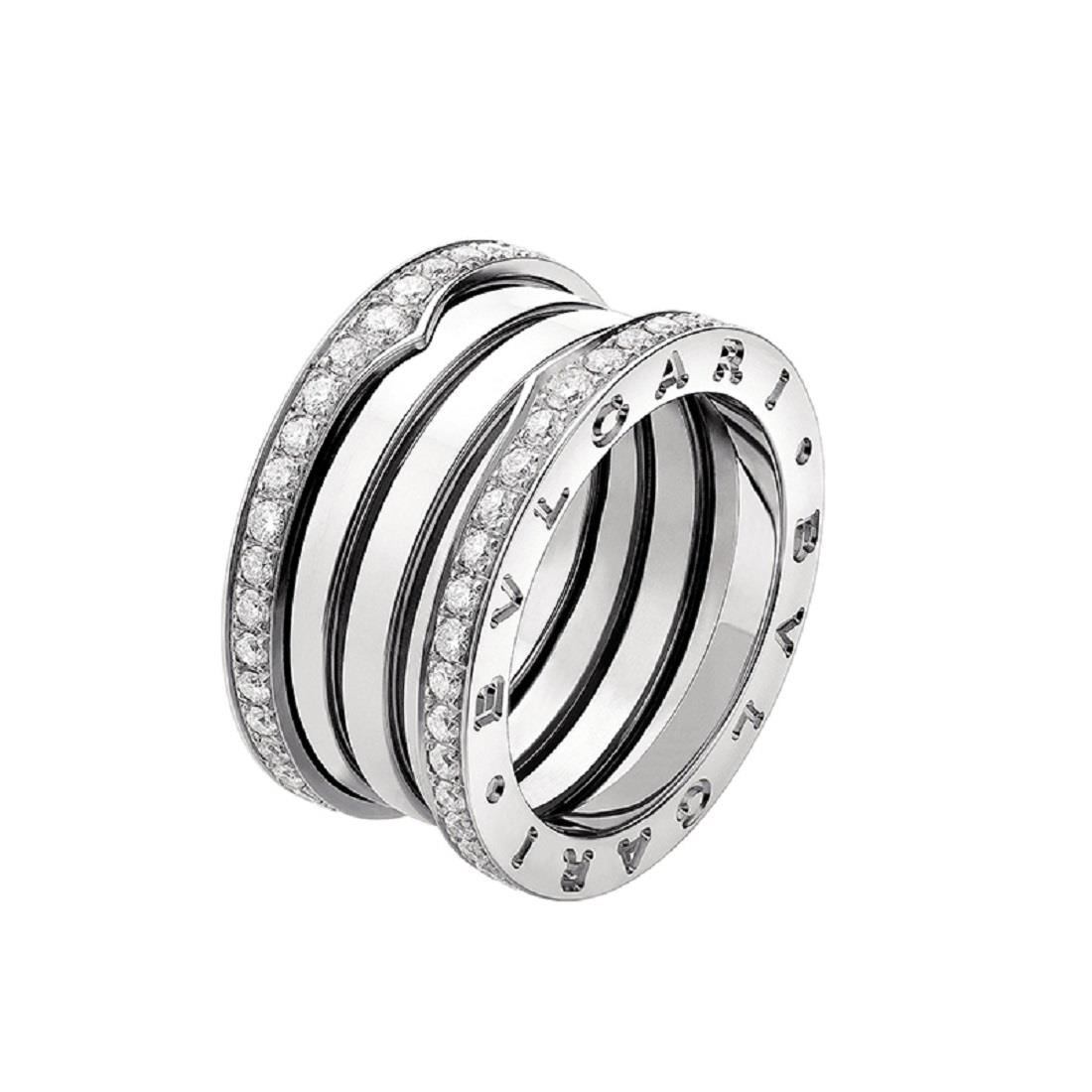 Кольцо Bvlgari Zero 1 с бриллиантами