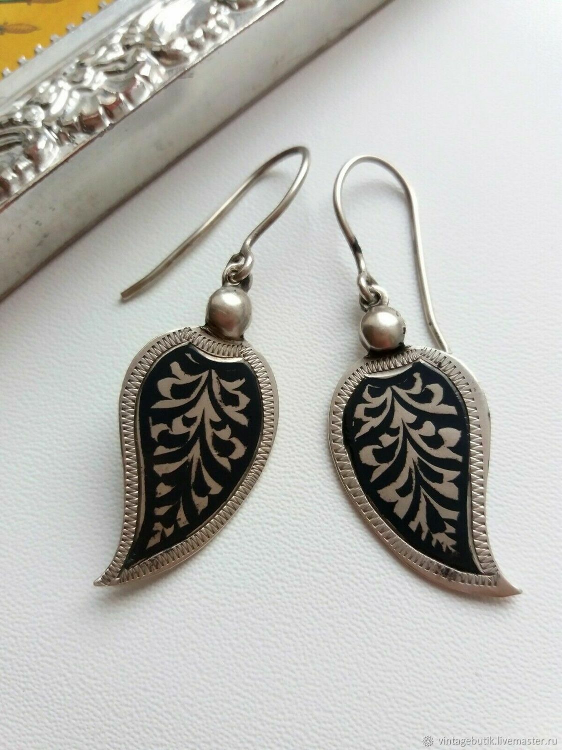 Чувашские серьги старинные