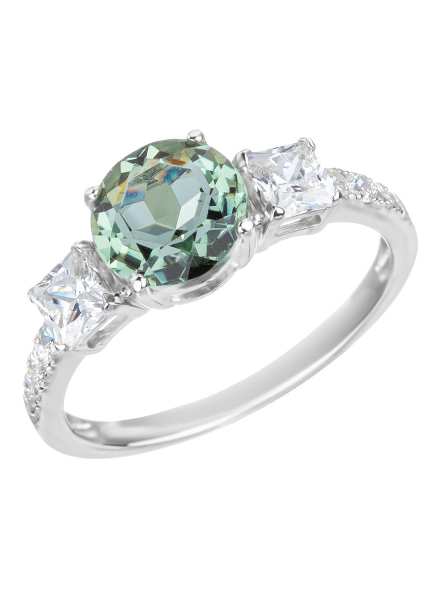 Кольцо серебро 925 агат зеленый, kapli Jewelry
