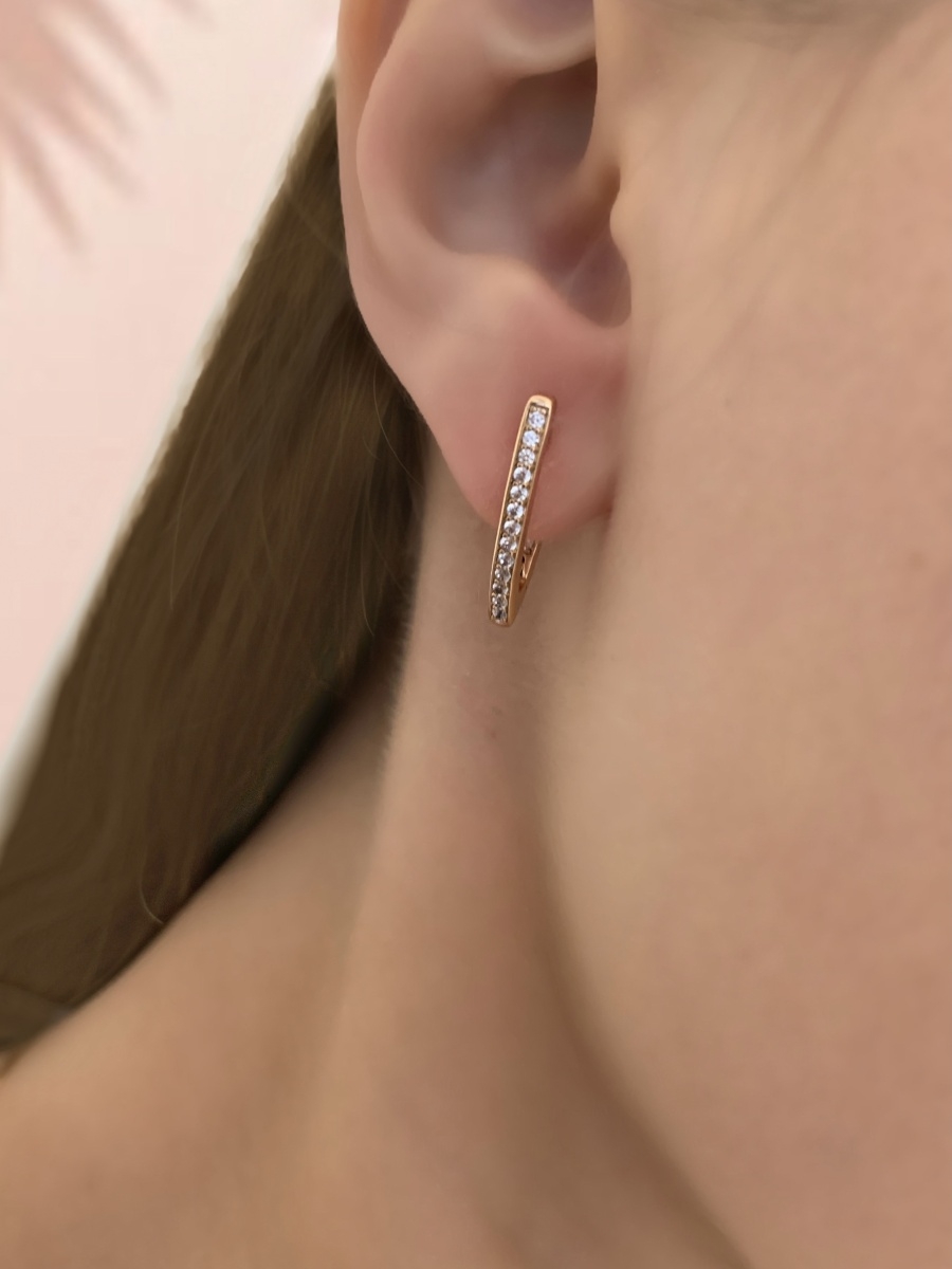 Итальянские серьги галки 925
