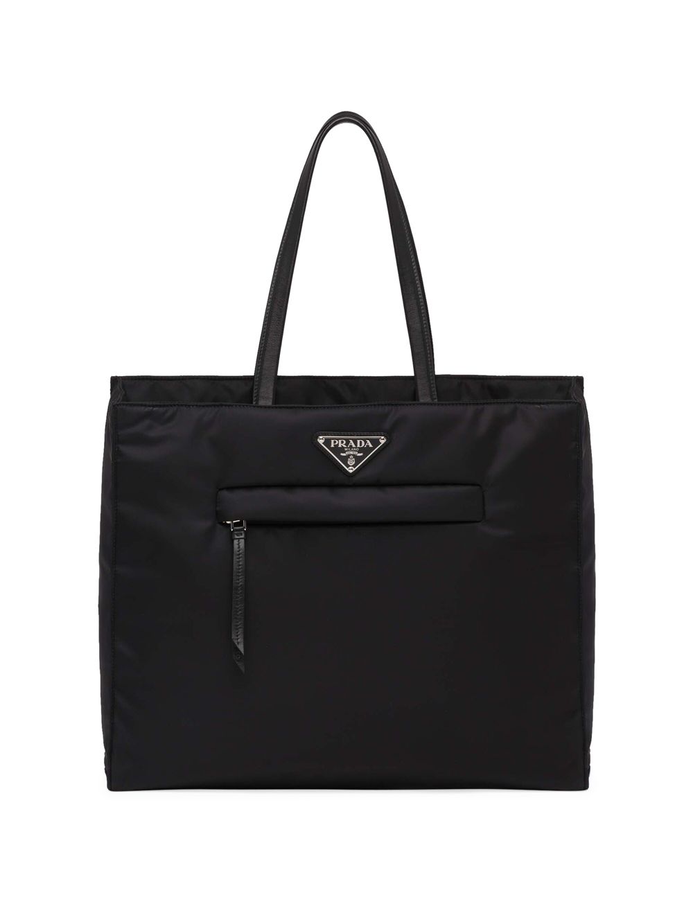 Prada Black re nylon shopping Bag
