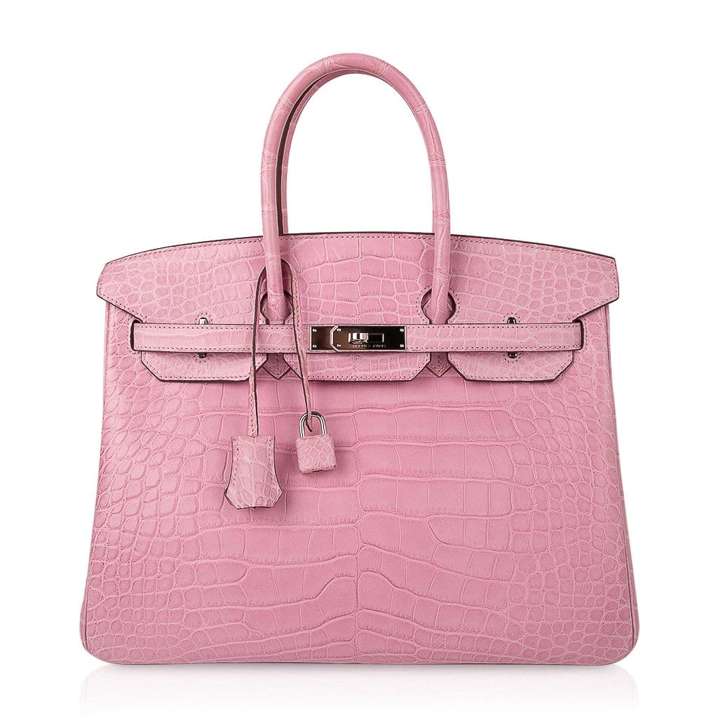 Сумка Hermes Birkin розовая