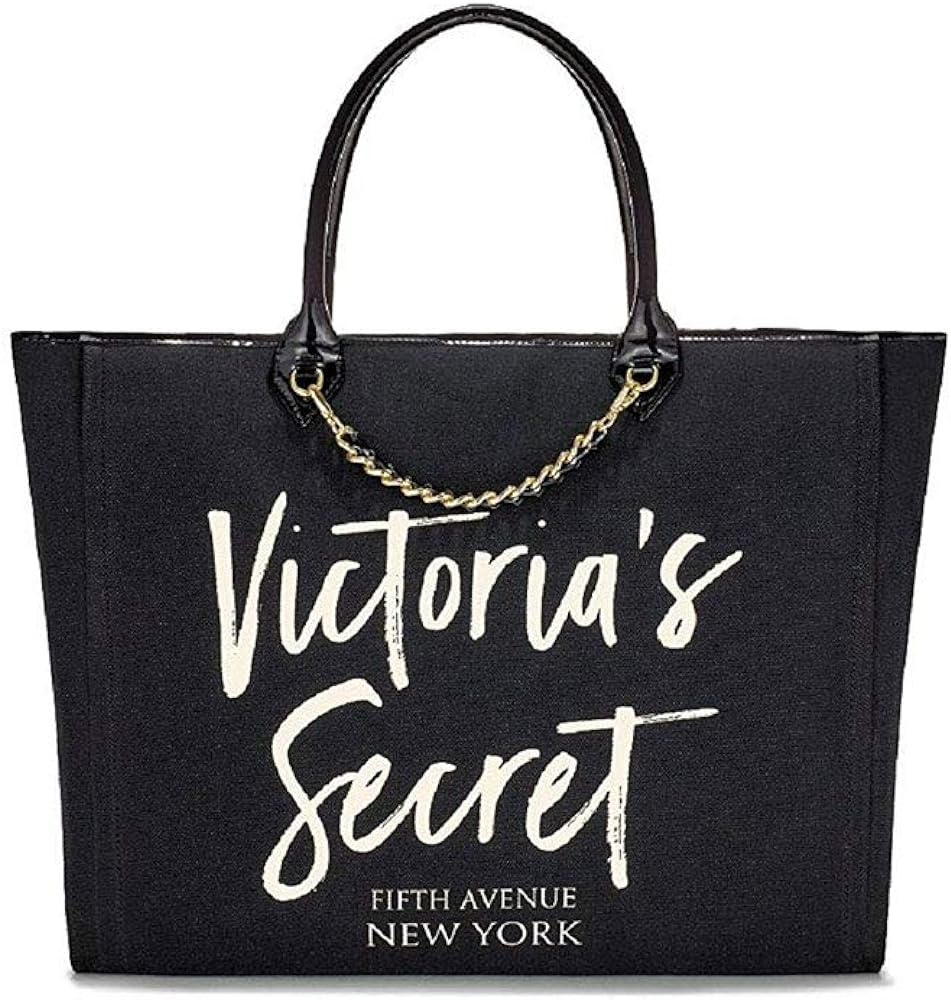 Сумка Victoria's Secret черная на цепочке