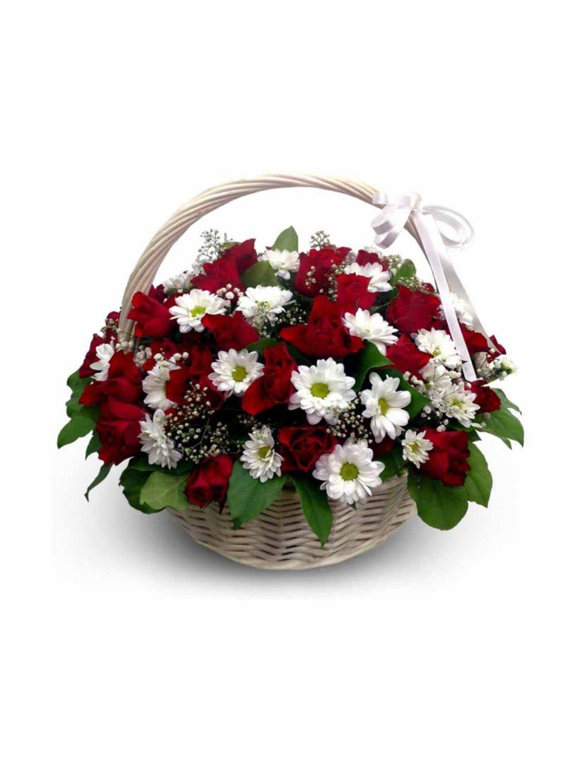 Корзина с цветами