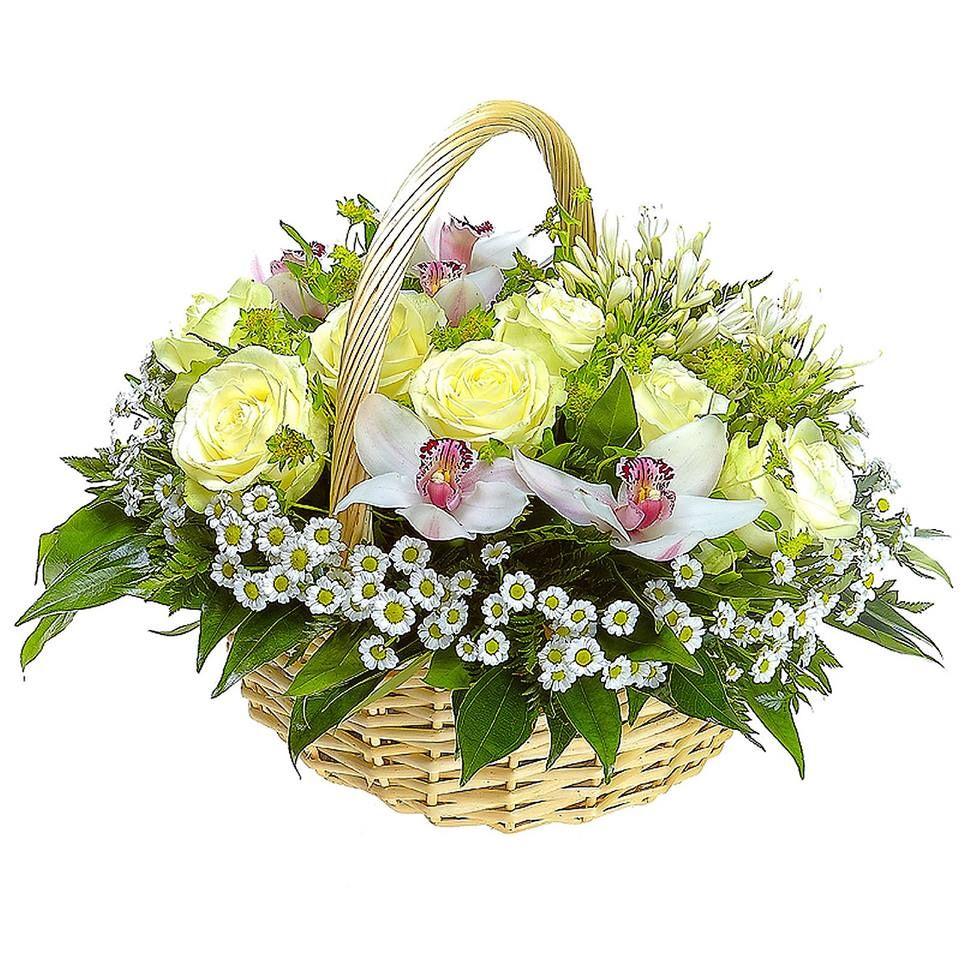 Корзина с цветами