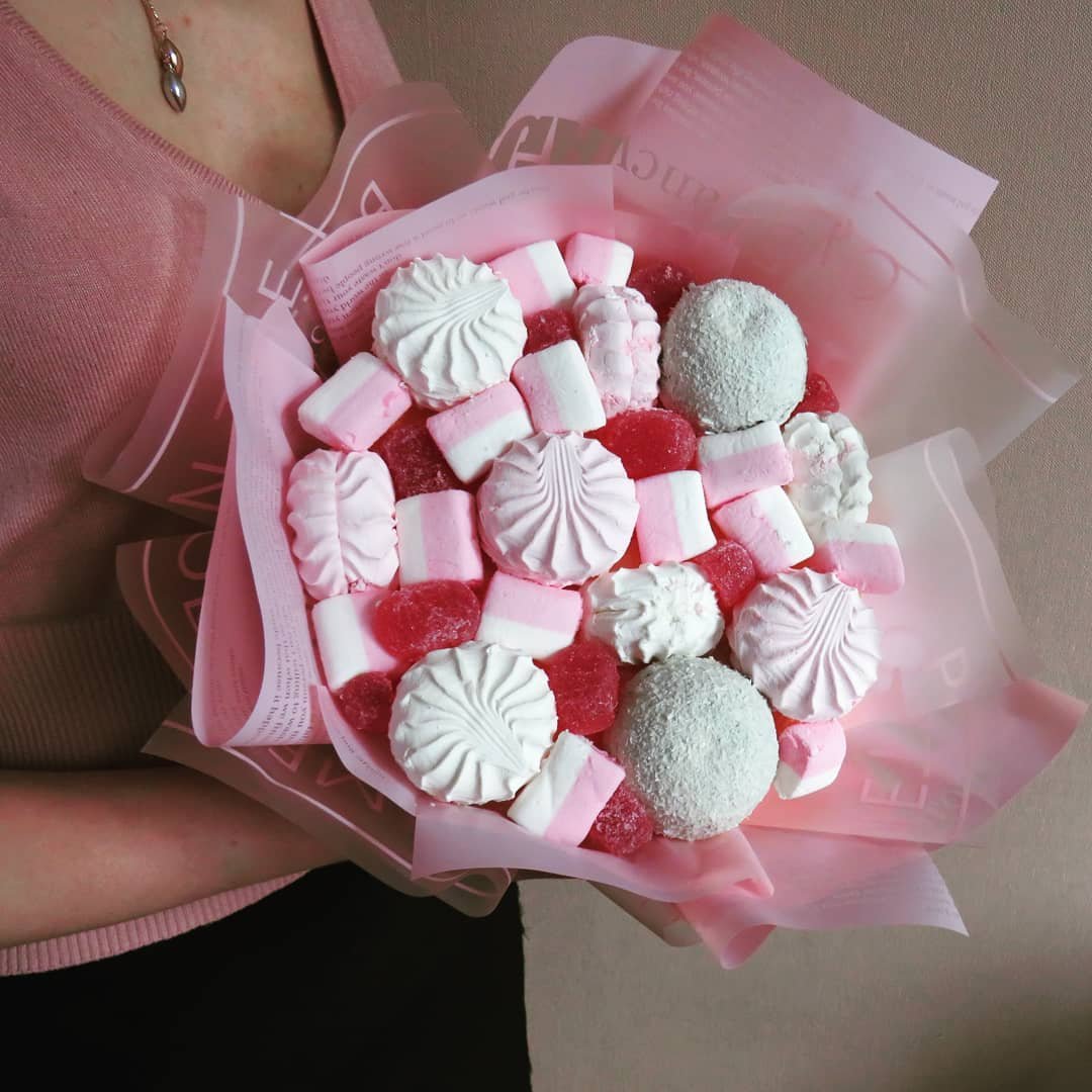 Букет из маршмеллоу