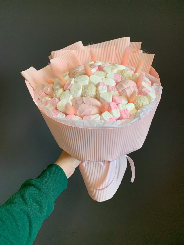 Сладкий букет из зефирок Marshmallow
