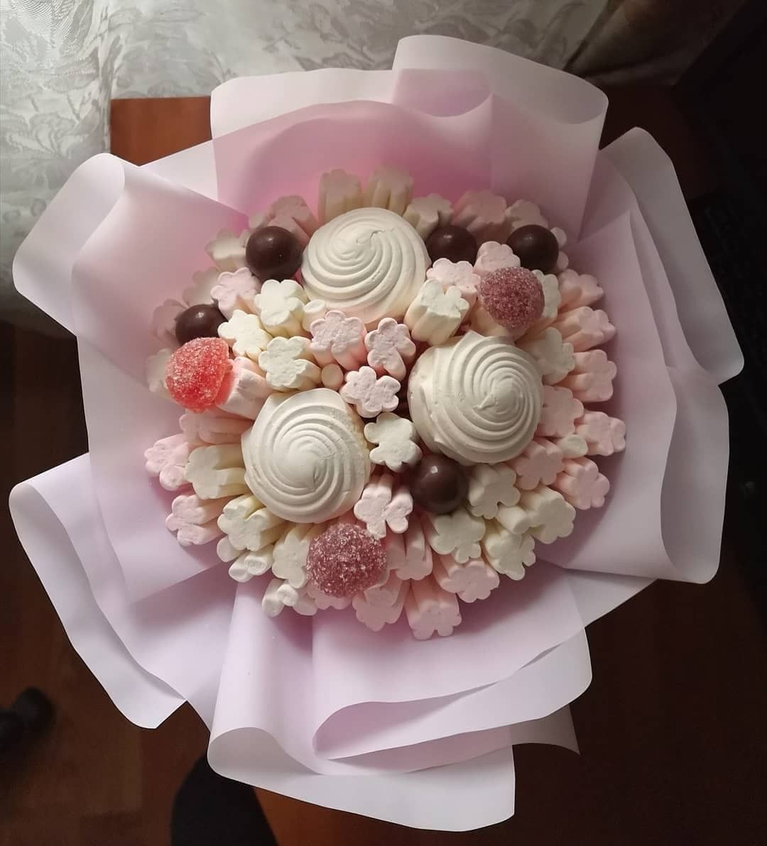 Букет из зефирок