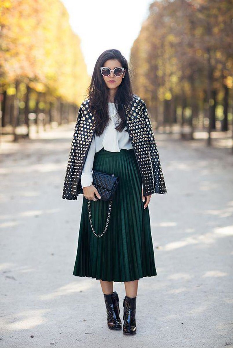 Юбка плиссе Street Style
