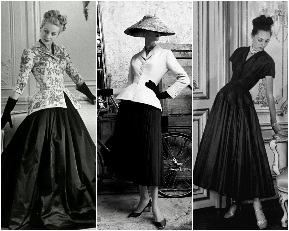 Коллекция New look Кристиан диор 1947