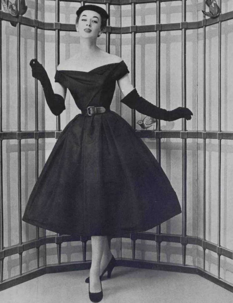 Мода Кристиан диор 1950