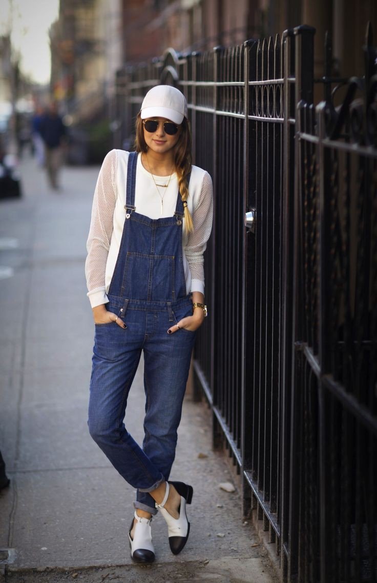 Джинсовый комбинезон Street Style