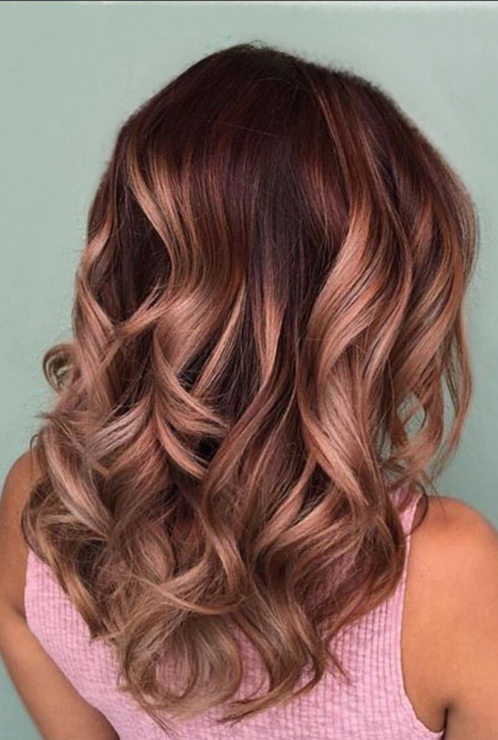 Rose Gold балаяж