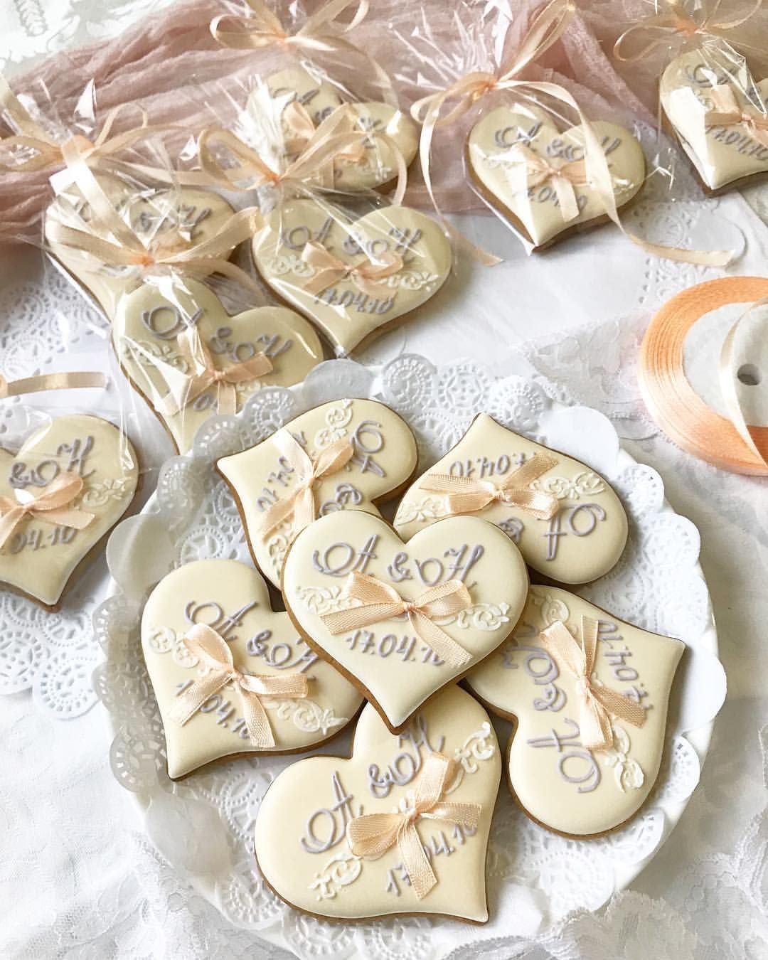 Свадебное печенье для гостей