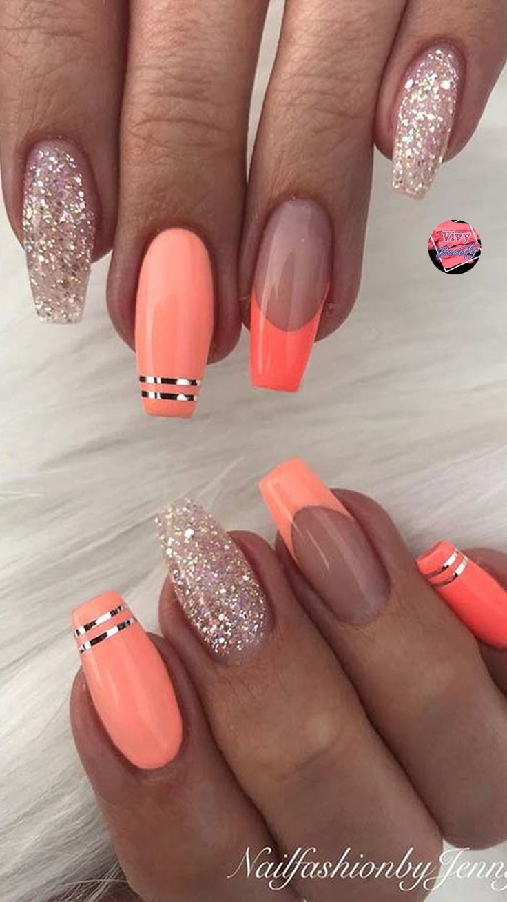 Коралловые ногти