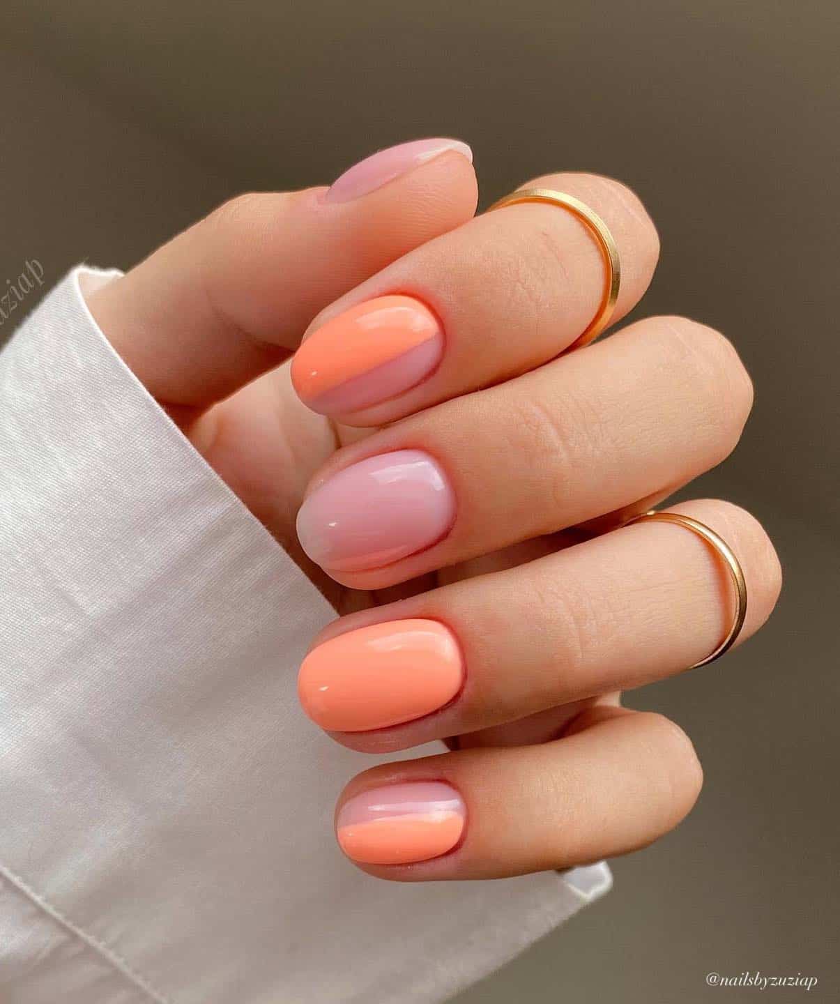 Цвет 3-1023 Peach Fuzz ногти
