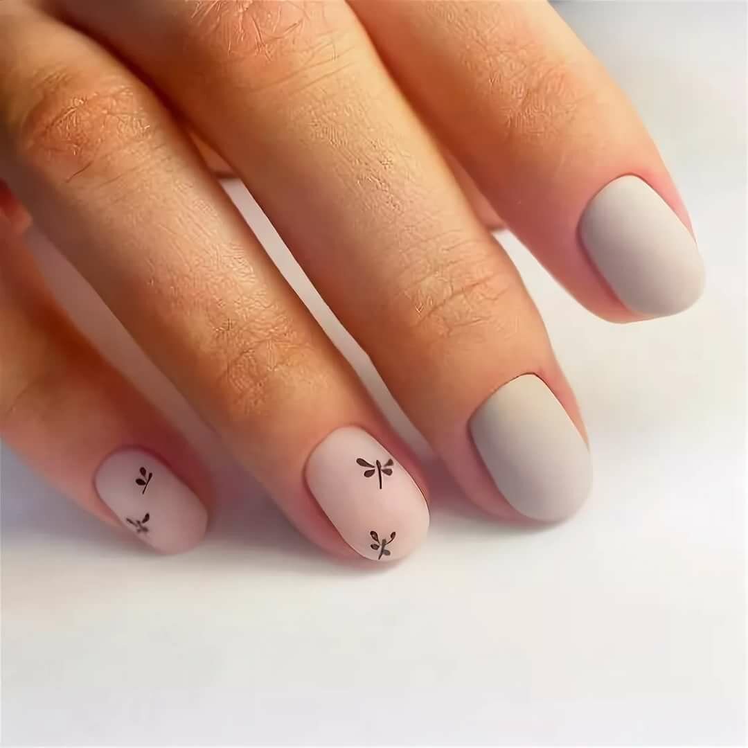 Маникюр на короткие ногти для девочки