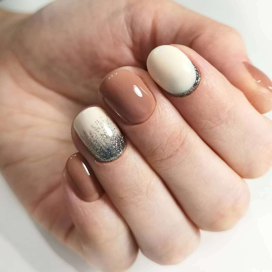 Короткие ногти овальной формы