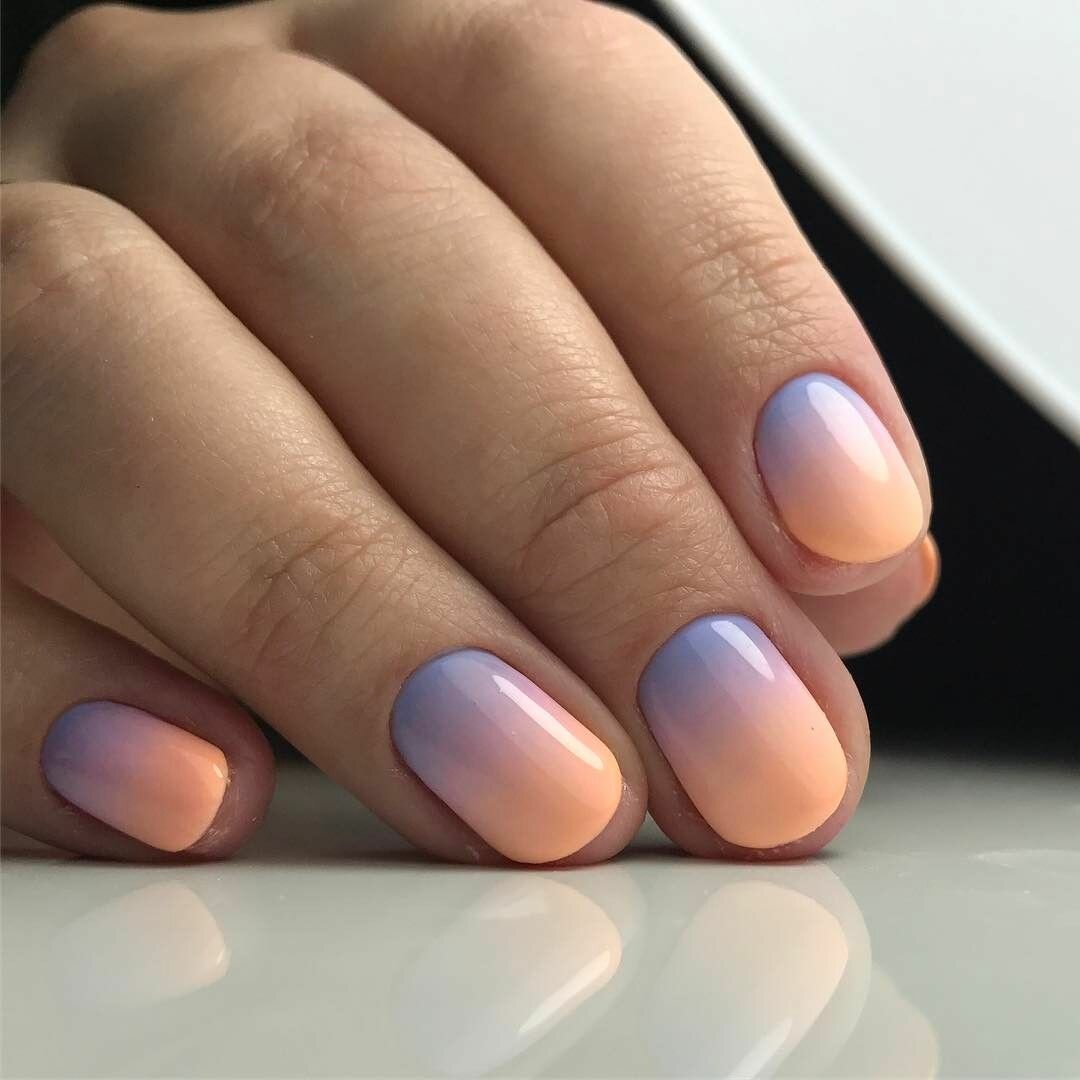 Ногти короткие