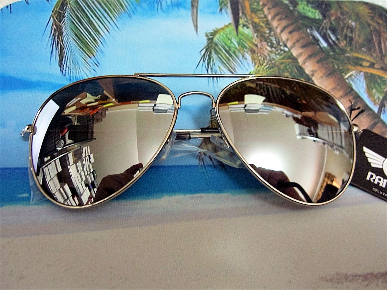 Очки ray ban Aviator зеркальные