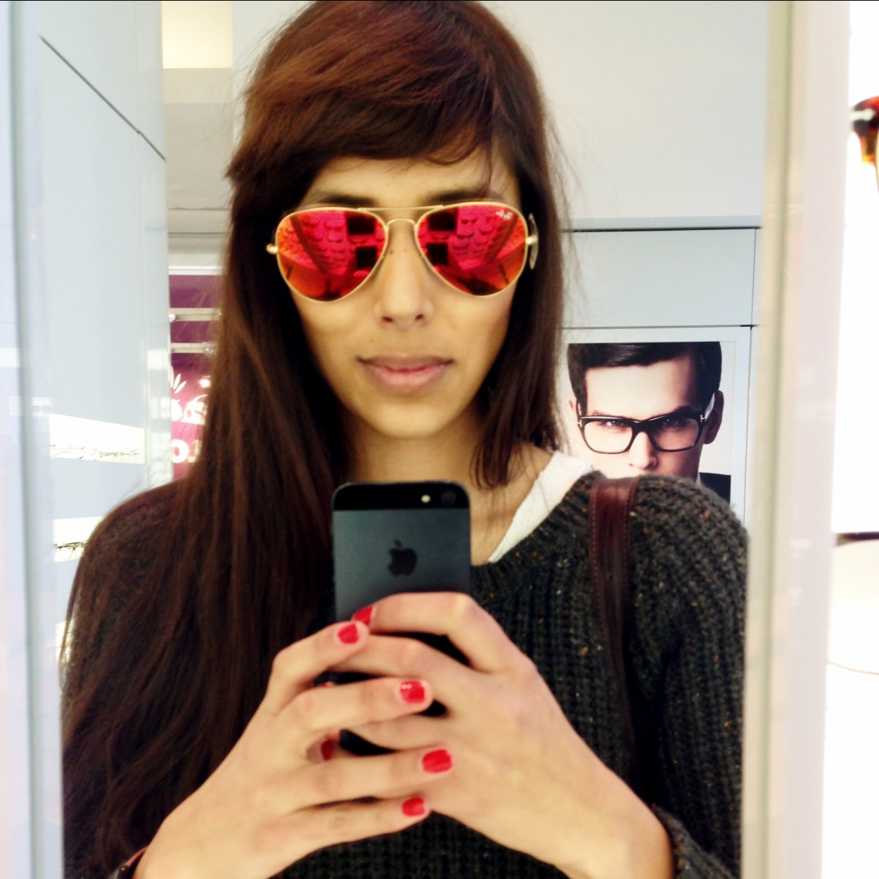 Очки ray ban Aviator зеркальные