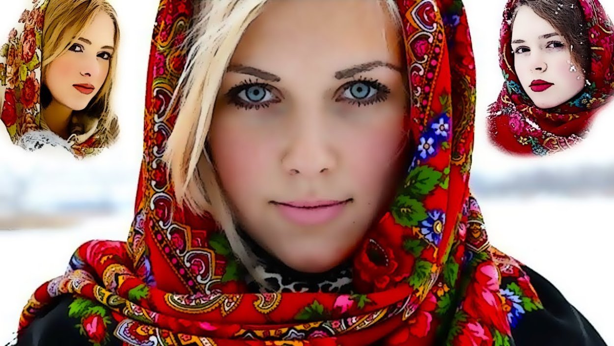 Женщина в платке