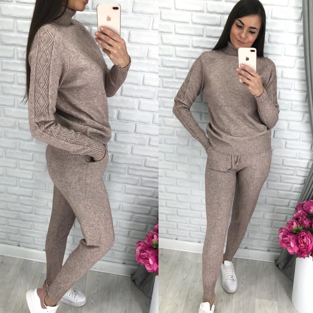 Ангоровый костюм женский