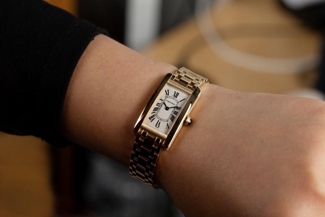 Cartier Tank francaise Gold XL